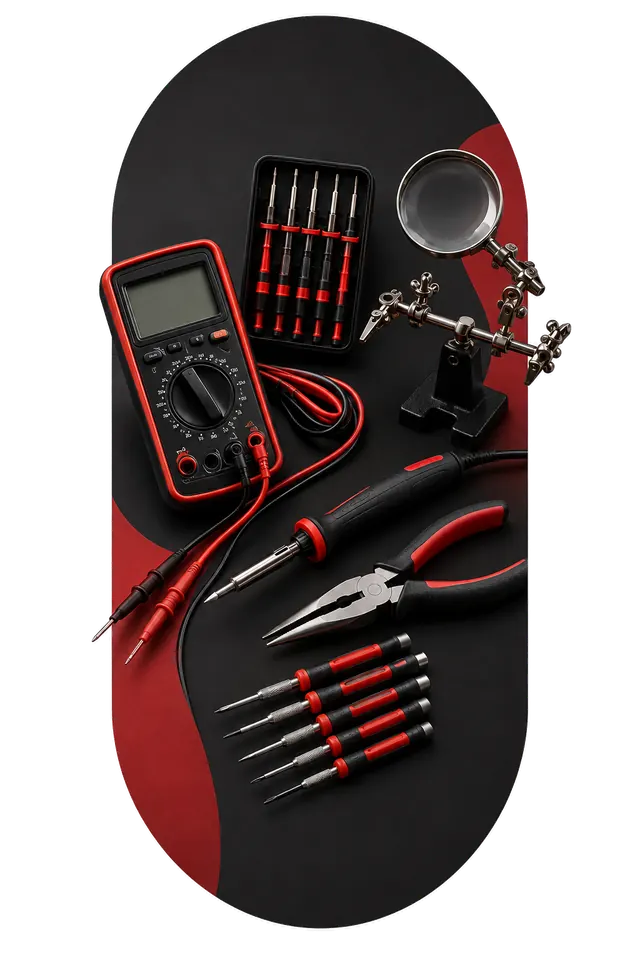 Kit de ferramentas de precisão para reparo eletrônico