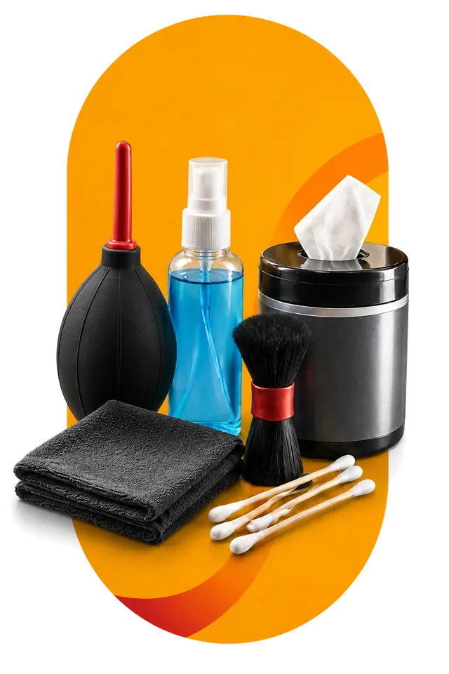 Kit de limpeza técnica para manutenção preventiva