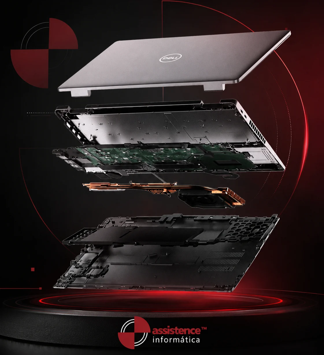 Notebook Dell revendido pela Assistence Informática